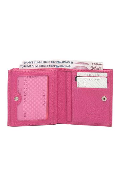 Tergan Pink Leather Women's Wallet - S1Cb 00005627 -C42