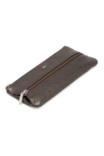Tergan Brown Genuine Leather Unisex Keychain - S1An 00000157 -A7P