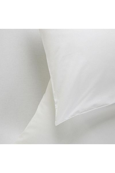 Sarev White 100% Cotton 2 Pieces Pillowcase Fitted Sheet Set 160*200 cm 2 Persons