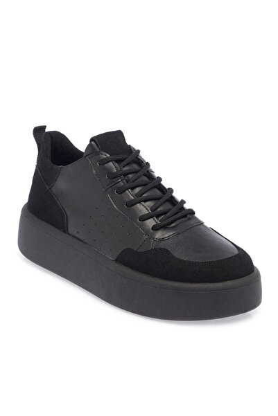 Tergan Siyah Vegan Kadın Sneaker - K23S1AY66893-D62