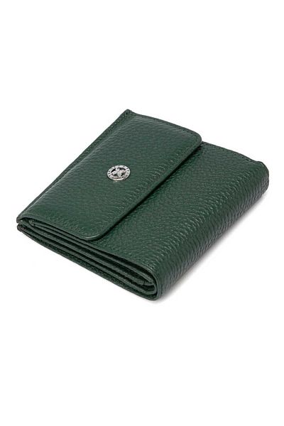 Tergan Green Leather Women's Wallet - S1Cb 00005627 I5T