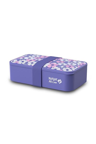 Nava Lunchbox Nava We care 650 ml purple