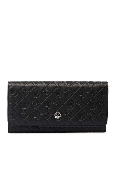 Tergan Women's Black Leather Wallet - S1Cb 00005783 -C59