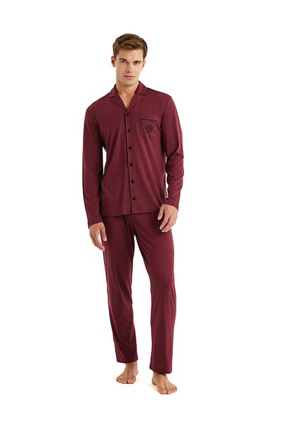 Blackspade Σετ Πιτζάμες Ανδρικές 40578 - Claret Red
