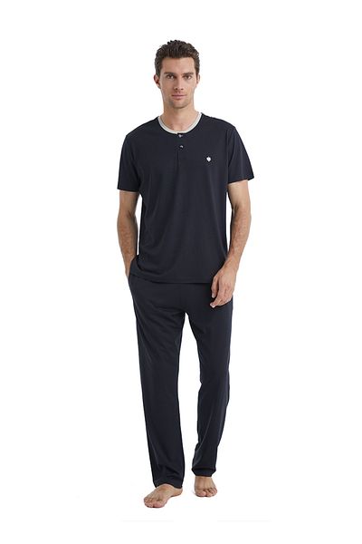 Blackspade Men's Pajama Set 40500 - Black