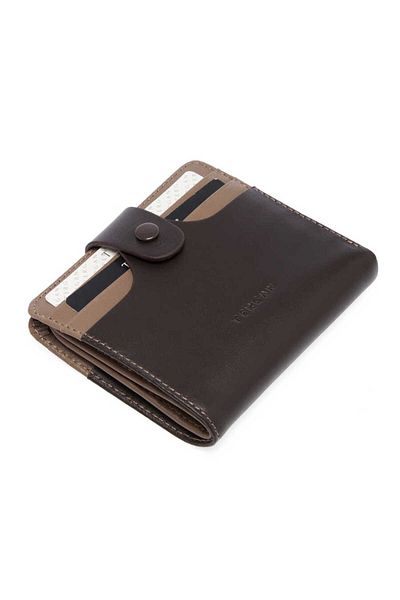Tergan Brown Genuine Leather Men's Wallet - S1Ce 00001652 -U9D