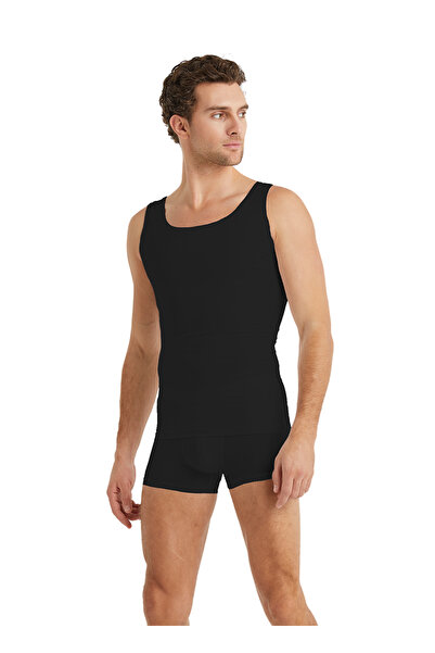 Blackspade Erkek Korse Atlet 9228 - Siyah