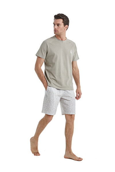 Blackspade Ανδρικό Σετ Πιτζάμες Ανοιχτό Καφέ 40470