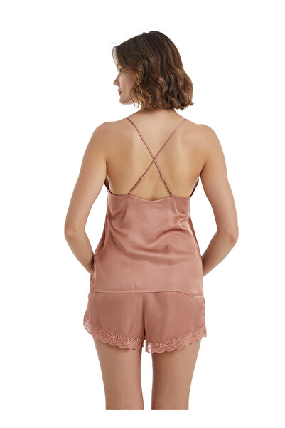 Blackspade Γυναικεία Πυτζάμα Τοπ 60380 - Καφέ