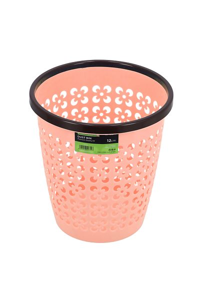ROYALFORD Dust Bin, 12L PP Circular Wastebasket Trash Can RF10214