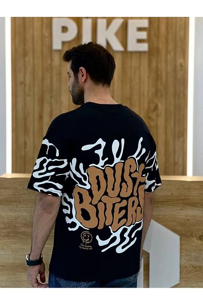 PENTHİLUS Unisex Casual Short Sleeve Letter Print Back Decoration T-Shirt Summer Autumn Casual