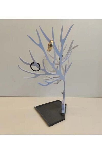 3D Brothers Artistic Touch Sitting Deer Jewelry Holder