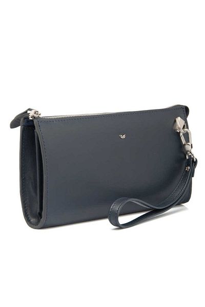 Tergan Ανδρική τσάντα Portfolio από γνήσιο δέρμα Navy Blue - S1pc 00021288 -μ80