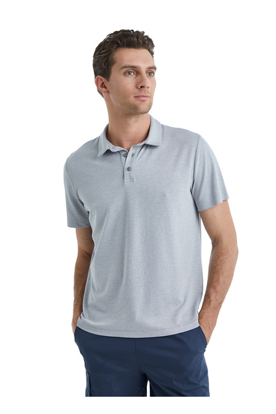 Blackspade Ανδρικό μπλουζάκι πόλο 40509 - Γκρι