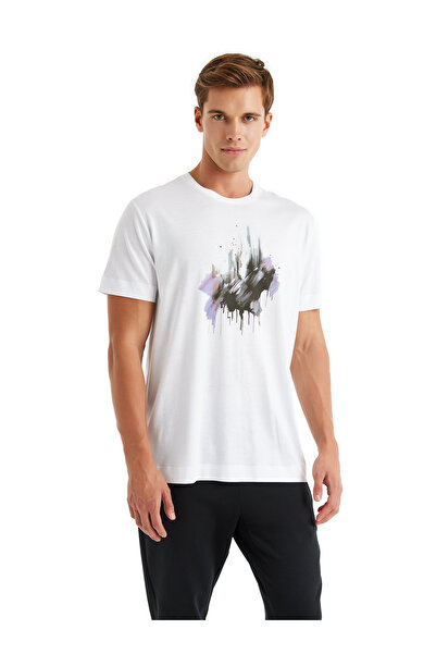 Blackspade Λευκό ανδρικό μπλουζάκι 40614