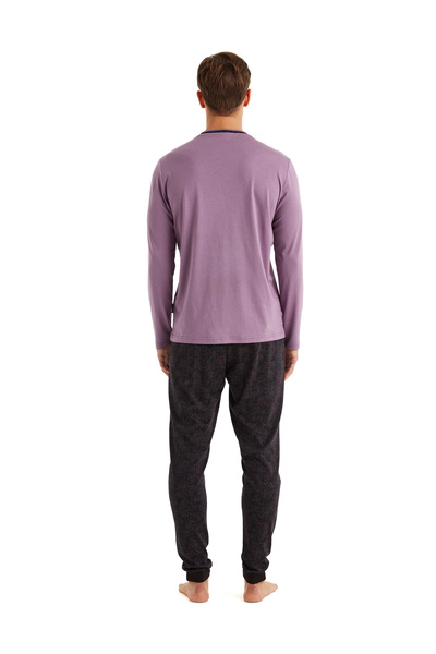 Blackspade Ανδρικό Σετ Πιτζάμες 40590 - Χρώμα Μελιτζάνα