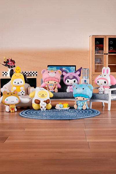 Miniso Sanrio Lisanslı Sarılan Arkadaşlar Serisi Sürpriz Figürlü Kutu Blind Box