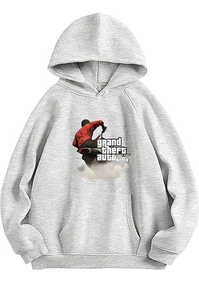 makiteks Unisex φούτερ με κουκούλα καγκουρό με κουκούλα με κουκούλα με κουκούλα Grand Theft Auto 5 GTA5