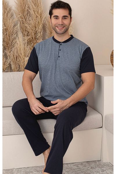 MH Moony Homewears Stylish Sochi Men's Pajamas with Short Sleeve 2