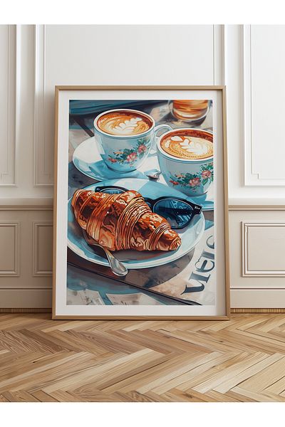 HOMEPACK Единична картина в дървена рамка, единичен плакат, картина TK/1010