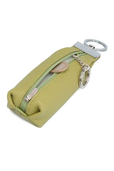 Tergan Green Genuine Leather Unisex Keychain - S1An 00000193 -G8Z