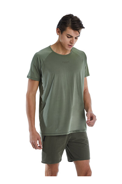 Blackspade Ανδρικό μπλουζάκι χακί - Μοντέλο 70532