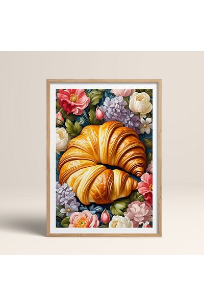 HOMEPACK Единична картина в дървена рамка, единичен плакат, картина TK/1005