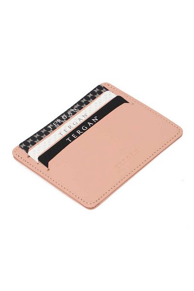Tergan Powder Genuine Leather Unisex Credit Card Holder - S1Kk00001050-T40