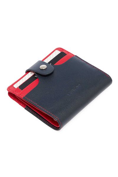 Tergan Navy Blue Genuine Leather Men's Wallet - S1Ce 00001652 -U8D