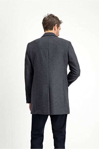 Kiğılı Yünlü Klasik Kaban