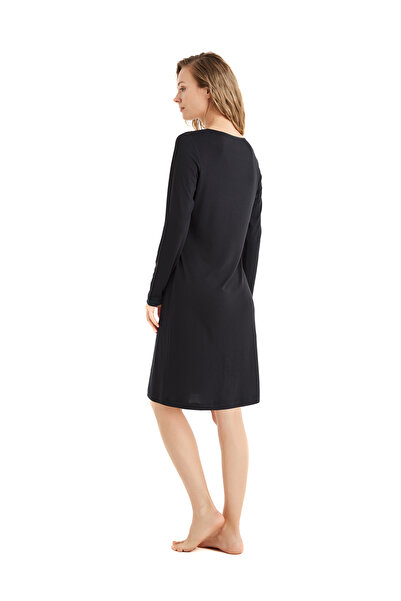 Blackspade Чорна жіноча нічна сорочка 51605 - Зручний та стильний дизайн