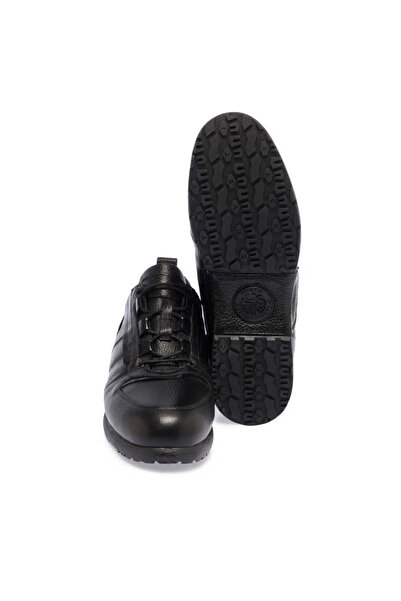Tergan Siyah Hakiki Deri Erkek Sneaker - E23S1AY56504-A41