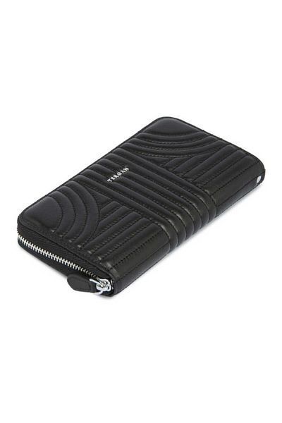 Tergan Women's Black Leather Wallet - S1Cb 00005800 -L42