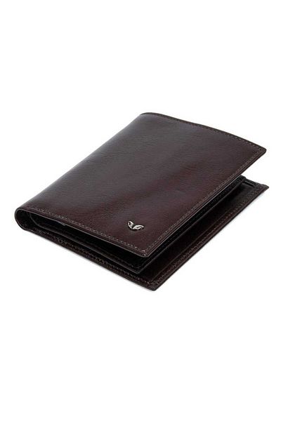 Tergan Мъжки портфейл от естествена кожа кафяв - S1ce00001503-b07