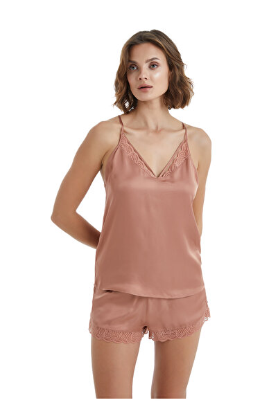 Blackspade Γυναικεία Πυτζάμα Τοπ 60380 - Καφέ