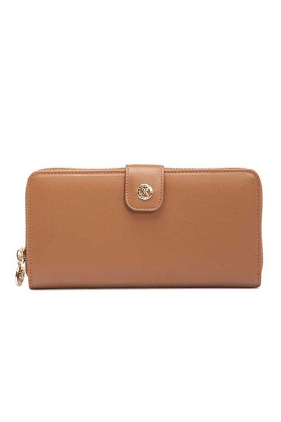 Tergan Tan Leather Women's Wallet - S1Cb 00005789 -D12