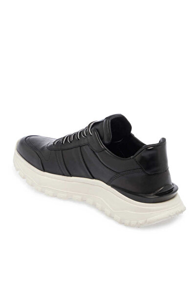 Tergan Siyah Hakiki Deri Erkek Sneaker - E24I1AY56621-A23