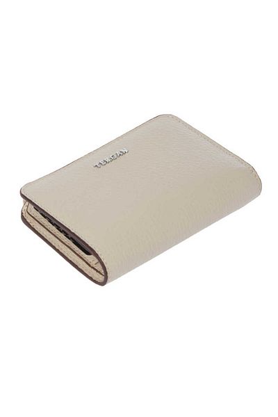 Tergan Beige Leather Women's Wallet - S1Cb 00005812 -B19