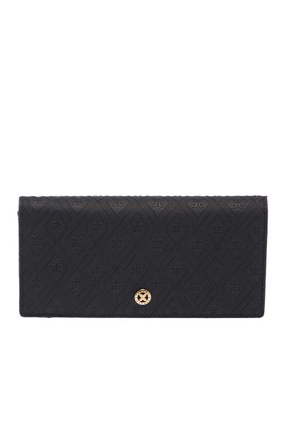 Tergan Women's Black Print Wallet - S1Cb 00055817 -P1Q