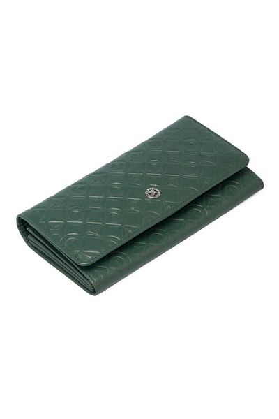 Tergan Green Leather Women's Wallet - S1Cb00005783-N8U