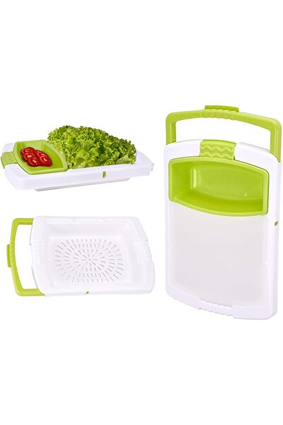 Arabest Cutting Board, Multifunction Plastic Chopping Board, Telescopic Handl...