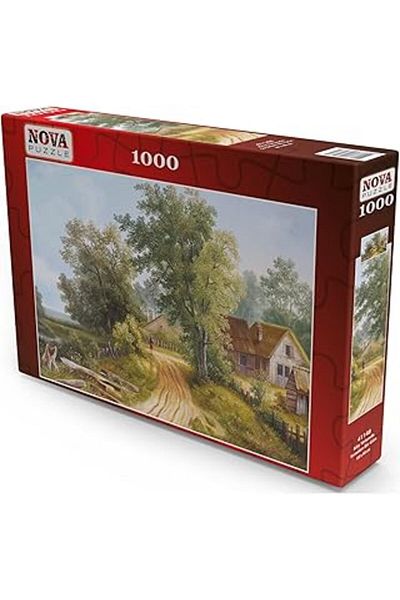 Hepta Collection Nova Puzzle - a Ordinary Day on the Village Road - 1000 Piece Puzzle