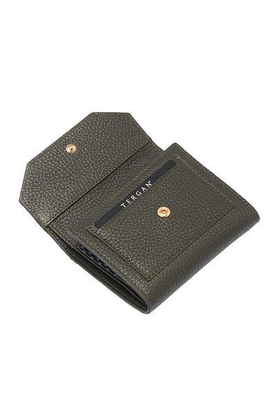 Tergan Green Genuine Leather Women's Wallet - S1Cb 00005809 -T7N