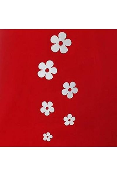 Mu Art Party Showcase Plexiglass Mirror Decorative Flowers Wall Ornament