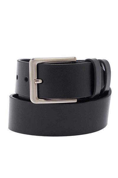 Tergan Black Genuine Leather Men's Belt - S1Ek 00000361 -B13