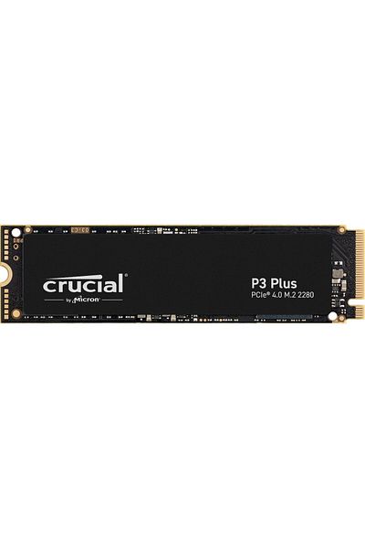 Crucial P3 Plus 500 جيجابايت 3D Nand Gen4 NVMe PCIE M.2 SSD (4700-1900 ميجا بايت/ثانية) Ct500p3pssd8