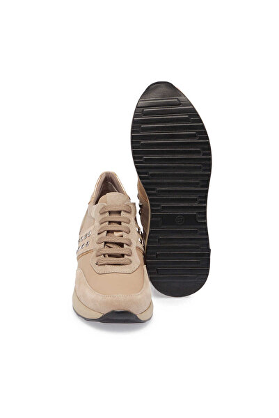 Tergan Vizon Hakiki Deri Kadın Sneaker - K24S1AY67721-A44