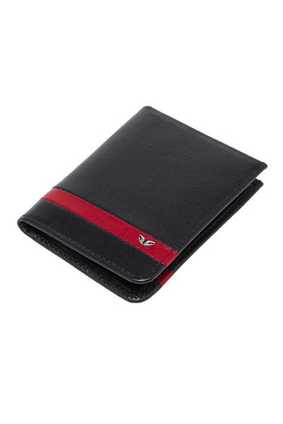 Tergan Black Genuine Leather Unisex Credit Card Holder - S1Kk 00001663 -I13