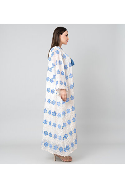 IKKXA Floral Aura Embroidered Jalabiya