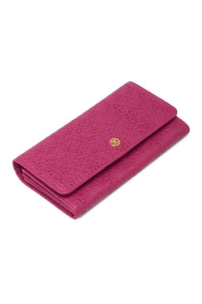 Tergan Pink Leather Women's Wallet - S1Cb00005787-C42
